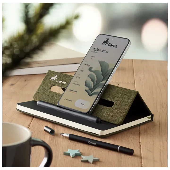 A5 notebook with phone holder - MO2687 (MOCN#60)